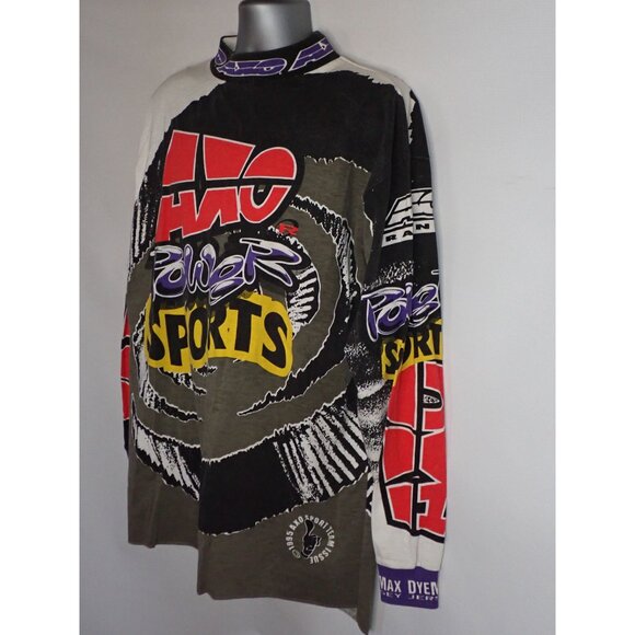Vintage 90s AXO Sport Jersey DyeMax Racing Motocross 1995 Team Issue Mens XXL - Picture 6 of 15